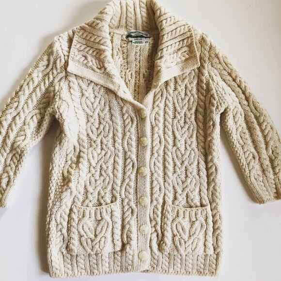 VINTAGE Cabled Cardigan - Picture 3 of 3